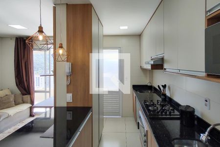 Cozinha de apartamento para alugar com 2 quartos, 65m² em Canto do Forte, Praia Grande