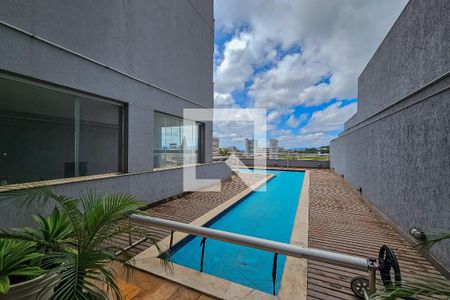 Área comum - Piscina de kitnet/studio à venda com 1 quarto, 45m² em Vale do Sereno, Nova Lima
