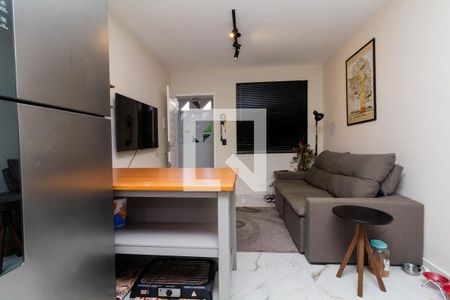 Sala e Cozinha de apartamento à venda com 2 quartos, 69m² em Vila Azevedo, São Paulo