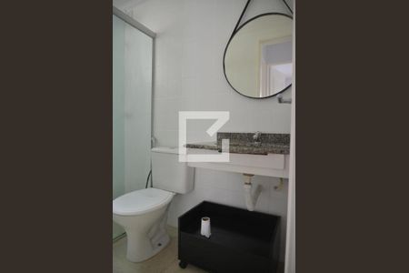Banheiro Social de apartamento para alugar com 2 quartos, 50m² em Jardim Bela Vista, Santo André