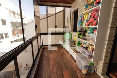 Sacada/Sala de apartamento à venda com 3 quartos, 152m² em Barra da Tijuca, Rio de Janeiro