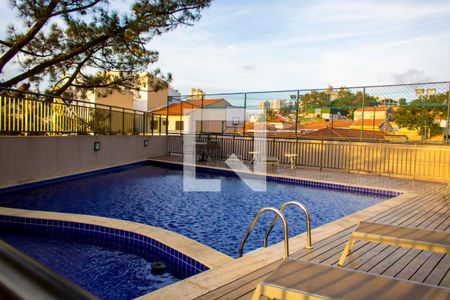 Área comum - Piscina de apartamento à venda com 3 quartos, 97m² em Vila Scarpelli, Santo André