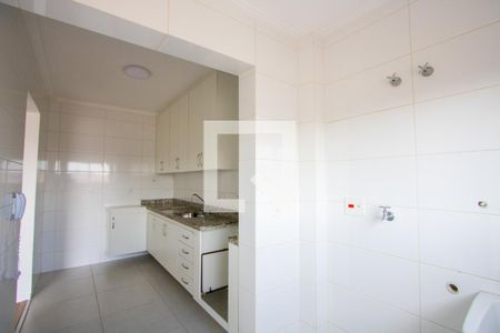Área de serviço de apartamento à venda com 3 quartos, 97m² em Vila Scarpelli, Santo André
