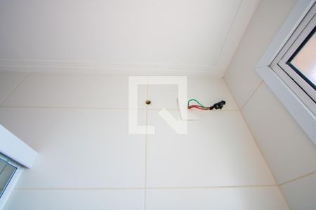 Banheiro do quarto 1 de apartamento à venda com 3 quartos, 97m² em Vila Scarpelli, Santo André