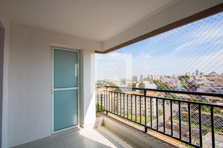 Varanda gourmet de apartamento à venda com 3 quartos, 97m² em Vila Scarpelli, Santo André