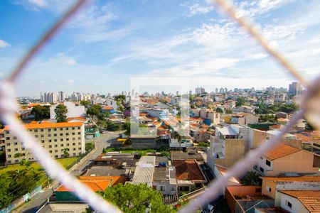 Vista da varanda de apartamento à venda com 3 quartos, 97m² em Vila Scarpelli, Santo André