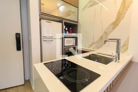 Sala/Cozinha de apartamento para alugar com 1 quarto, 35m² em Moema, São Paulo