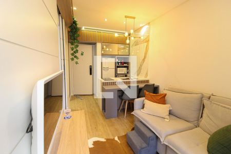 Sala/Cozinha de apartamento para alugar com 1 quarto, 35m² em Moema, São Paulo
