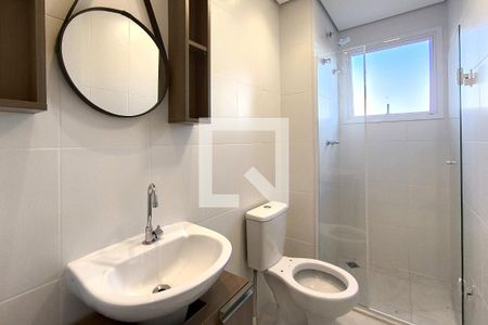 Banheiro da Suíte de apartamento à venda com 2 quartos, 62m² em Jardim Colonia, Jundiaí