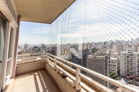 Varanda da Sala de apartamento à venda com 3 quartos, 165m² em Santa Cecilia, São Paulo