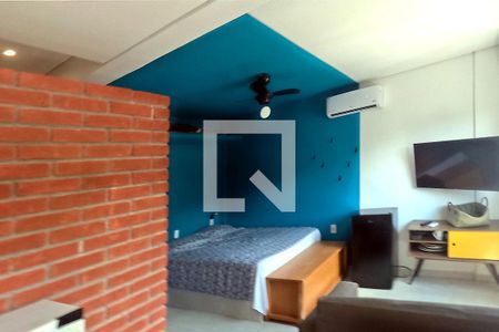 Cozinha Americana de apartamento para alugar com 1 quarto, 25m² em Itararé, Santos