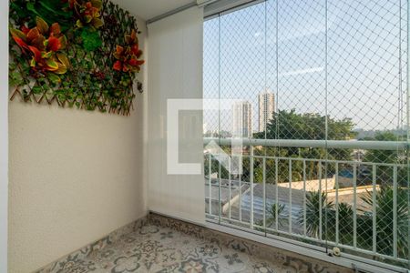 Varanda da Sala de apartamento à venda com 2 quartos, 64m² em Vila Santa Clara, São Paulo
