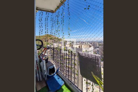 Varanda da Sala de apartamento à venda com 2 quartos, 60m² em Rocha, Rio de Janeiro
