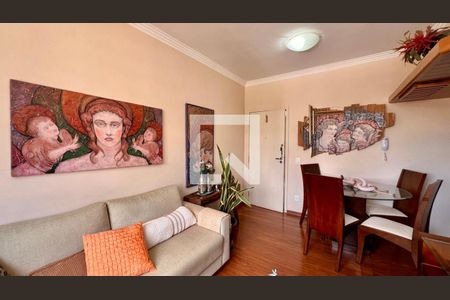 sala de apartamento à venda com 2 quartos, 80m² em São Pedro, Belo Horizonte