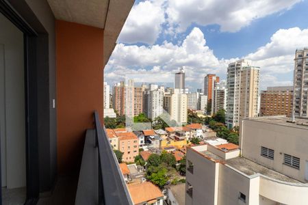 Varanda do Studio de apartamento à venda com 1 quarto, 27m² em Perdizes, São Paulo