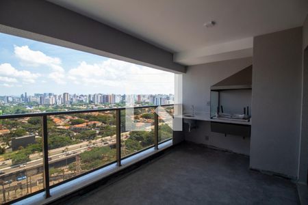Varanda Gourmet de apartamento à venda com 2 quartos, 110m² em Campo Belo, São Paulo