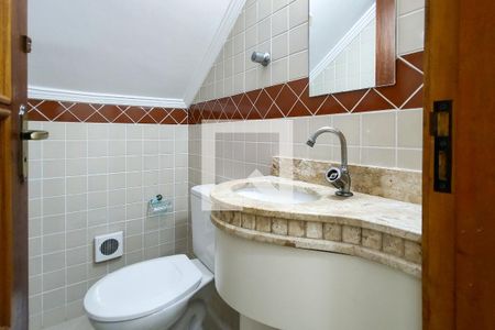 Lavabo de casa de condomínio para alugar com 4 quartos, 130m² em Canto do Forte, Praia Grande