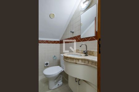 Lavabo de casa de condomínio para alugar com 4 quartos, 130m² em Canto do Forte, Praia Grande