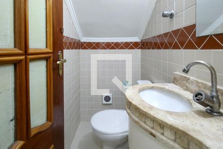 Lavabo de casa de condomínio para alugar com 4 quartos, 130m² em Canto do Forte, Praia Grande