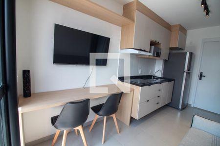 Sala de apartamento para alugar com 1 quarto, 27m² em Campo Belo, São Paulo