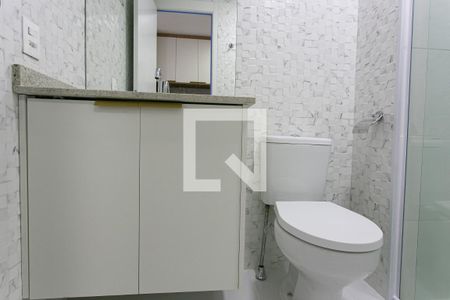 Banheiro de apartamento à venda com 1 quarto, 27m² em Vila Matilde, São Paulo