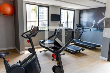 Área comum - Academia de kitnet/studio à venda com 1 quarto, 28m² em Km 18, Osasco