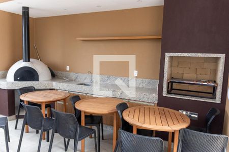 Área comum - Churrasqueira de kitnet/studio à venda com 1 quarto, 28m² em Km 18, Osasco