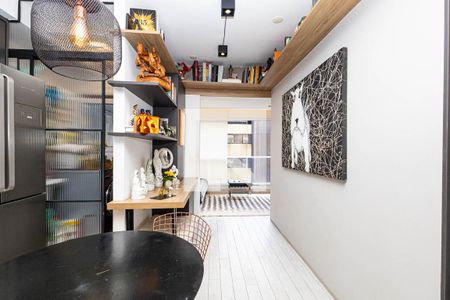 Sala/Cozinha de apartamento à venda com 1 quarto, 50m² em Consolação, São Paulo