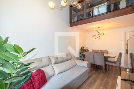 Sala de apartamento à venda com 1 quarto, 55m² em Moema, São Paulo