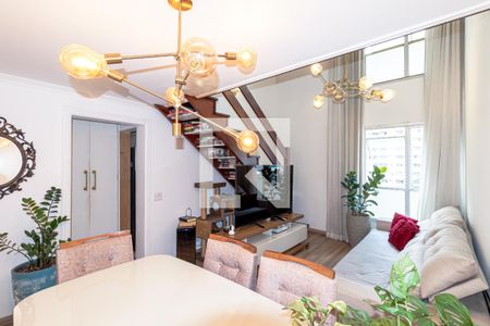 Sala de apartamento à venda com 1 quarto, 55m² em Moema, São Paulo