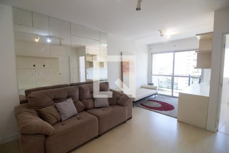 Sala de apartamento à venda com 1 quarto, 47m² em Campo Belo, São Paulo
