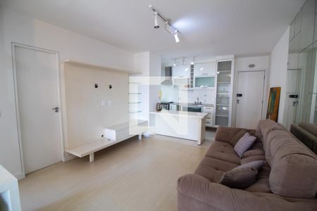 Sala de apartamento à venda com 1 quarto, 47m² em Campo Belo, São Paulo