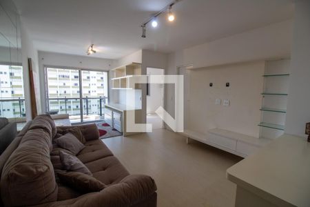 Sala de apartamento à venda com 1 quarto, 47m² em Campo Belo, São Paulo