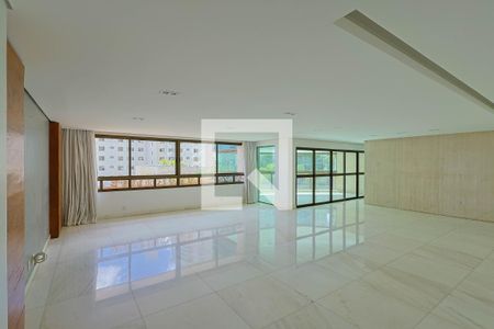 Sala de apartamento à venda com 4 quartos, 274m² em Belvedere, Belo Horizonte
