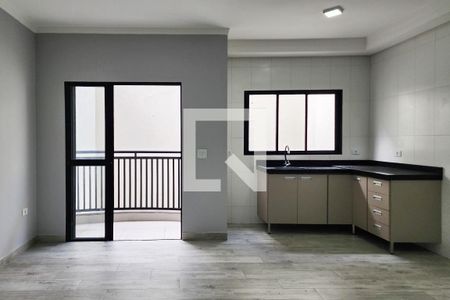 Sala - Quarto de kitnet/studio para alugar com 1 quarto, 32m² em Vila Rosa, São Bernardo do Campo