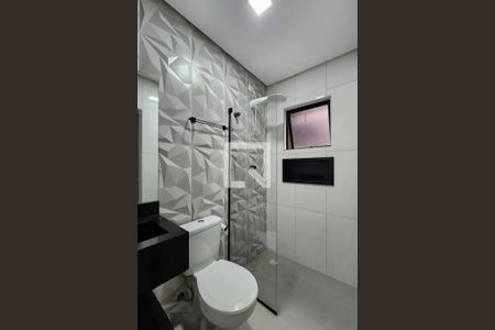 Banheiro de kitnet/studio para alugar com 1 quarto, 32m² em Vila Rosa, São Bernardo do Campo