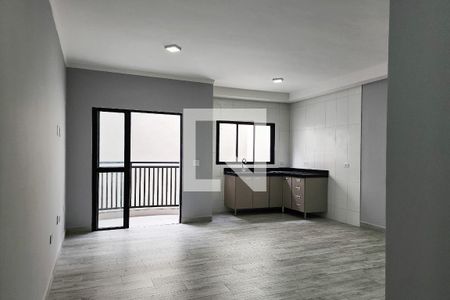 Sala - Quarto de kitnet/studio para alugar com 1 quarto, 32m² em Vila Rosa, São Bernardo do Campo
