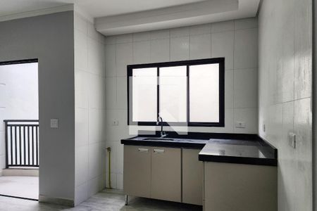 Cozinha de kitnet/studio para alugar com 1 quarto, 32m² em Vila Rosa, São Bernardo do Campo