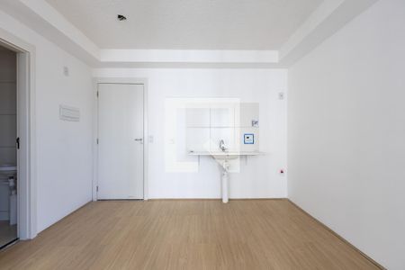 Sala / Quarto / Cozinha de apartamento para alugar com 1 quarto, 32m² em Santo Cristo, Rio de Janeiro