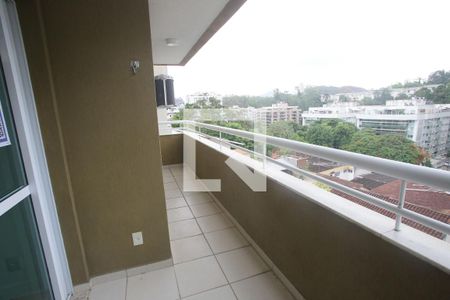 Varanda da Sala de apartamento para alugar com 2 quartos, 62m² em Freguesia (jacarepaguá), Rio de Janeiro