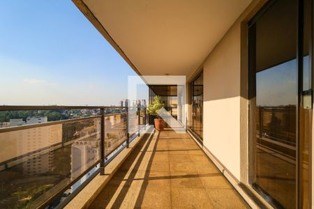 Varanda da Sala de apartamento à venda com 4 quartos, 945m² em Real Parque, São Paulo