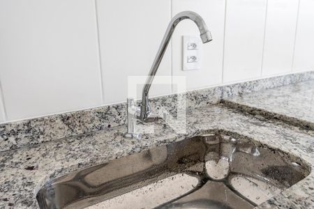 Cozinha de kitnet/studio para alugar com 1 quarto, 26m² em Barra Funda, São Paulo
