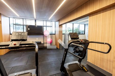 Área comum de kitnet/studio para alugar com 1 quarto, 26m² em Barra Funda, São Paulo