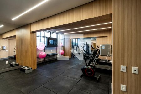 Área comum de kitnet/studio para alugar com 1 quarto, 26m² em Barra Funda, São Paulo