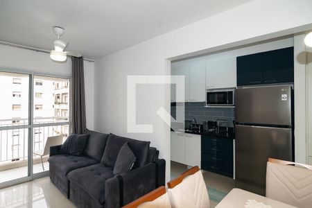 Sala de apartamento para alugar com 2 quartos, 55m² em Bela Vista, São Paulo