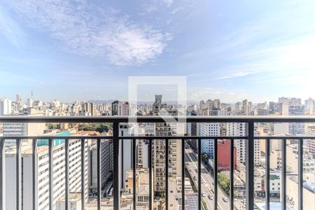 Varanda de kitnet/studio à venda com 1 quarto, 28m² em Vila Buarque, São Paulo