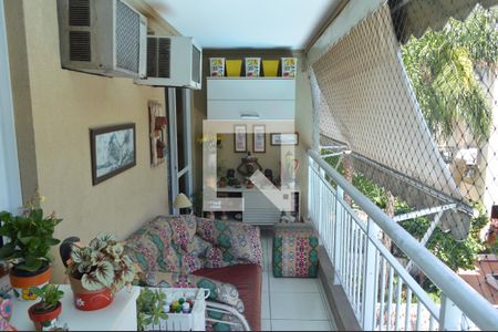 Varanda da Sala de apartamento à venda com 3 quartos, 85m² em Taquara, Rio de Janeiro