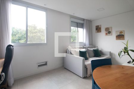 Sala de apartamento para alugar com 1 quarto, 35m² em Santo Amaro, São Paulo