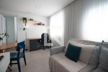 Sala de apartamento para alugar com 1 quarto, 35m² em Santo Amaro, São Paulo