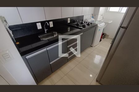 Cozinha de apartamento para alugar com 2 quartos, 47m² em Jardim Guaruja, Sorocaba